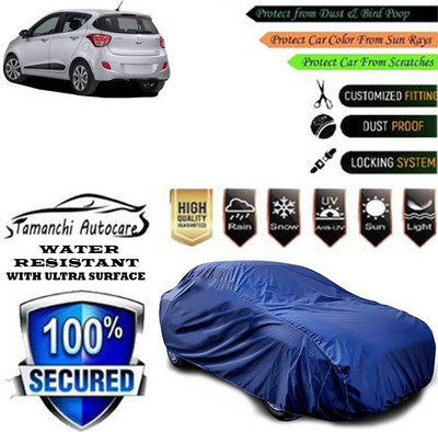 Tamanchi Autocare Car Cover For Hyundai i10 Sportz 1.1L LPG(Blue)