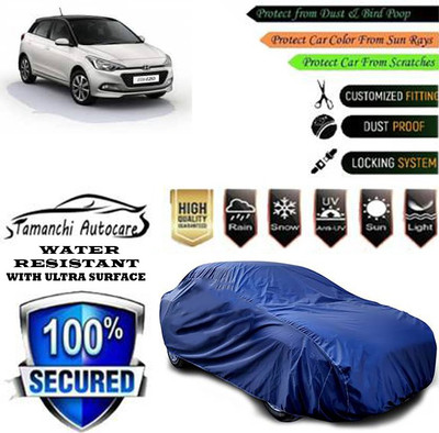 Tamanchi Autocare Car Cover For Hyundai Elite i20 Sportz Plus CVT Petrol(Blue)