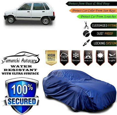 Tamanchi Autocare Car Cover For Maruti Suzuki 800 EX 5 Speed(Blue)