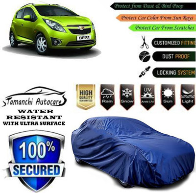 Tamanchi Autocare Car Cover For Chevrolet Beat(Blue)
