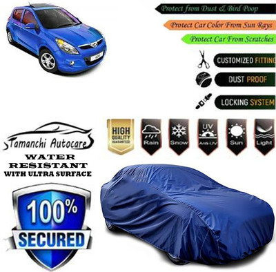 Tamanchi Autocare Car Cover For Hyundai i20 Asta(O) with sunroof(Blue)