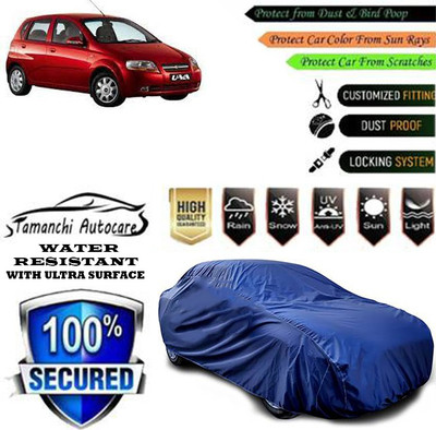Tamanchi Autocare Car Cover For Chevrolet Aveo Uva 1.2 LS(Blue)