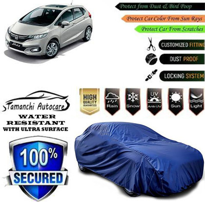 Tamanchi Autocare Car Cover For Honda Jazz 1.2 V AT i VTEC(Blue)