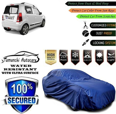 Tamanchi Autocare Car Cover For Maruti Suzuki Wagon R ZXI 1.2 Petrol(Blue)