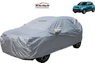 Kavach Car Cover For Mahindra KUV100 (With Mirror Pockets)(Silver, For 2021 Models)