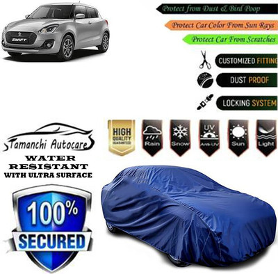 Tamanchi Autocare Car Cover For Maruti Suzuki Swift LXI Option(Blue)