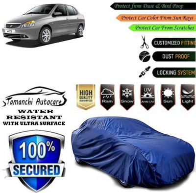 Tamanchi Autocare Car Cover For Tata Indigo eCS LX(Blue)