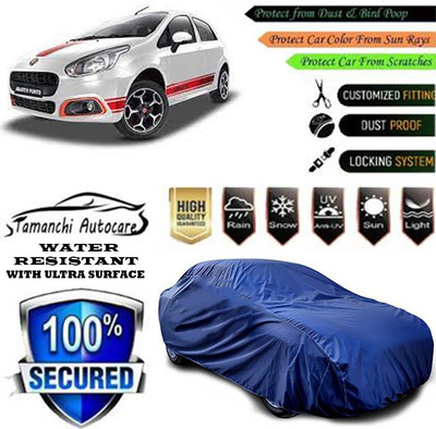 Tamanchi Autocare Car Cover For Fiat Abarth Punto 1.4 T-Jet Petrol(Blue)