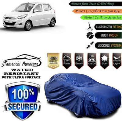 Tamanchi Autocare Car Cover For Hyundai i10(Blue)