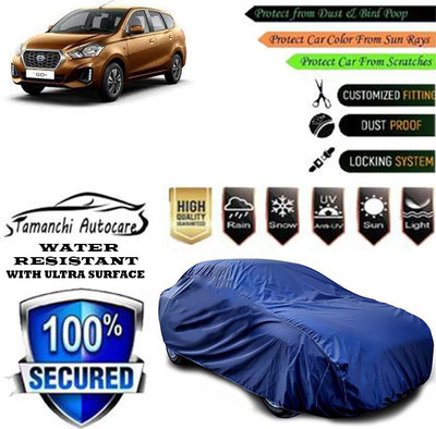 Tamanchi Autocare Car Cover For Datsun GO Plus A(Blue)