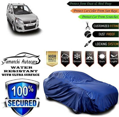 Tamanchi Autocare Car Cover For Maruti Suzuki Wagon R VXI BS(Blue)