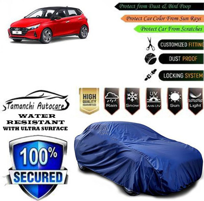 Tamanchi Autocare Car Cover For Hyundai i20 Sportz AT(Blue)