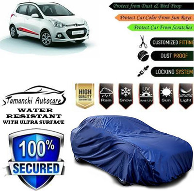 Tamanchi Autocare Car Cover For Hyundai Grand i10 Magna Petrol(Blue)