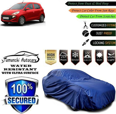 Tamanchi Autocare Car Cover For Hyundai Santro Sportz AMT Petrol(Blue)