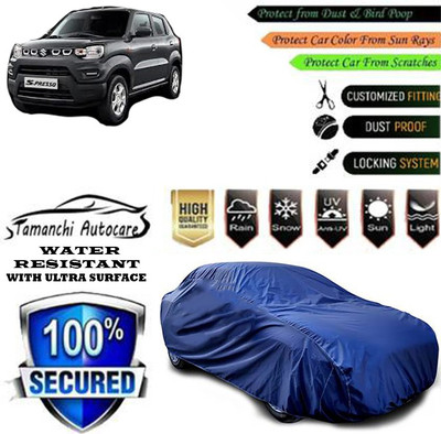 Tamanchi Autocare Car Cover For Maruti Suzuki S-Presso Vxi (O) AMT(Blue)