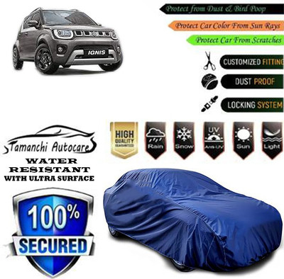 Tamanchi Autocare Car Cover For Maruti Suzuki Ignis 1.2 Sigma(Blue)