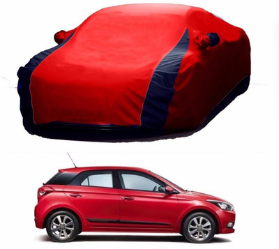 HOLME'S Car Cover For Hyundai i20 Active (With Mirror Pockets)(Orange)