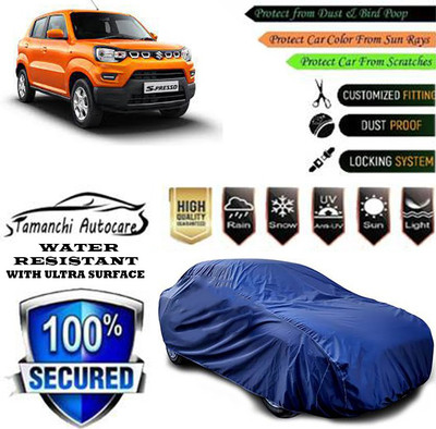 Tamanchi Autocare Car Cover For Maruti Suzuki S-Presso(Blue)