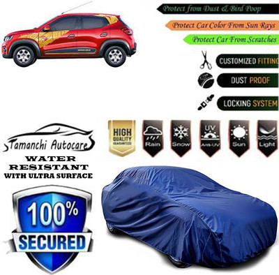 Tamanchi Autocare Car Cover For Renault Kwid IRON MAN 1.0 MT(Blue)