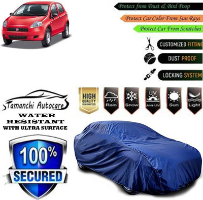 Tamanchi Autocare Car Cover For Fiat Punto Pure 1.2L FIRE(Blue)
