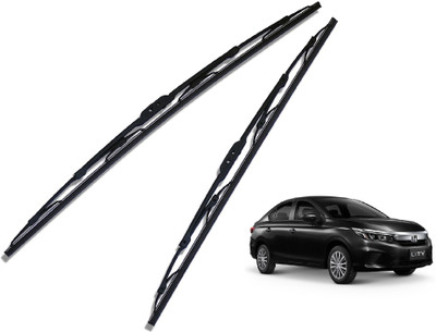 Euro Care Metal Wiper Blade Windshield Wiper(53 cm, Passenger And Driver Side Wipers, Pack of: 2)