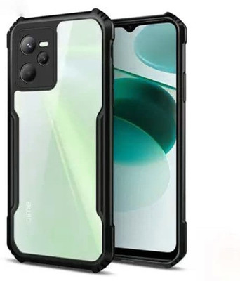 LILLIPUT Back Cover for Realme C35(Black, Pack of: 1)