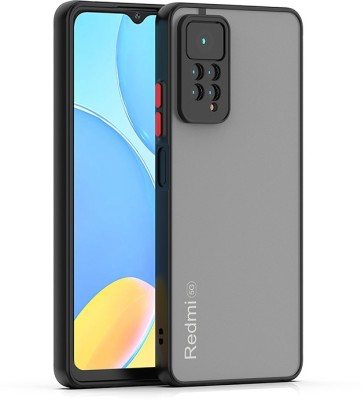 Empire Accessories Back Cover for Redmi Note 11 pro Plus 360 degree protection matte smoked case(Black, Rugged Armor, Pack of: 1)