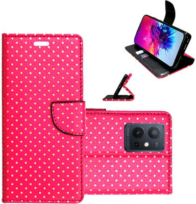 Realgo Flip Cover for Vivo T1 5G(Pink, Pack of: 1)