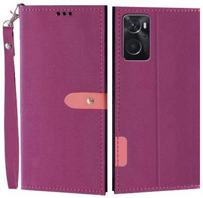 Wynhard Flip Cover for OPPO K10(Pink, Grip Case, Pack of: 1)