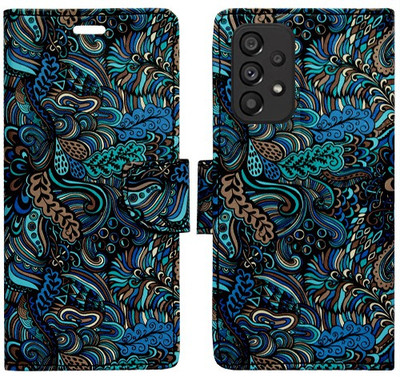 Realgo Flip Cover for Samsung Galaxy A73 5G(Blue, Pack of: 1)