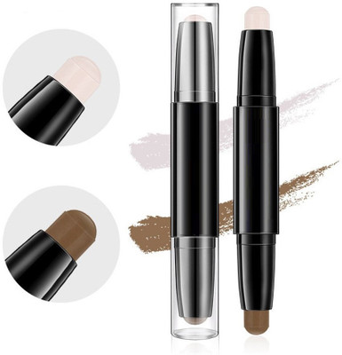 JANOST Girls For Waterproof Stick 2 IN 1 Contour And Highlighter Concealer pack of 1 Concealer(Beige, 8 g)