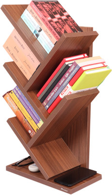 mahaakaay 6 Compartments Engineering Wood Desk organisor(Classic Walnut)