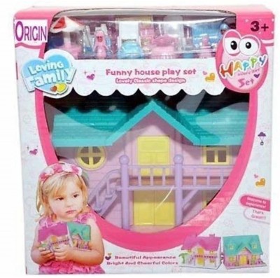 RIGHT SEARCH FUN DOLL HOUSE SET FOR KIDS(Multicolor)