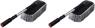 Hymn Cleaning Duster for Car Interior & Exterior Body Dirt Cleaning Tool (Set of 2) Wet and Dry Duster Set(Pack of 2)