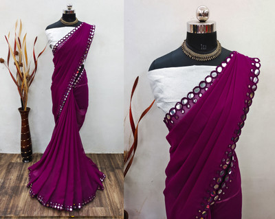 Pireva Georgette Embellished Salwar Suit Material