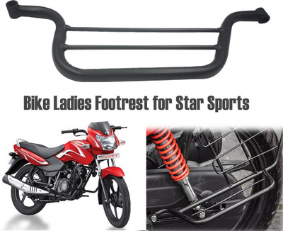 AutoGnix HEAVY METAL LADY FOOTRESR FOR ( STAR SPORT ) Foot Rest(Black)