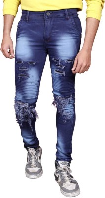 Rabezo Slim Men Blue Jeans