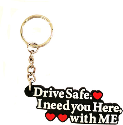 ShopTalk Live To drive Safe Drive Rubber Key Chain