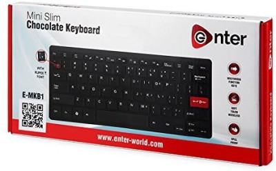 Enter ER_Mini Keyboard-4 Wired USB Laptop Keyboard(Black)