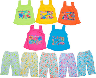 BREEZEWAY Baby Girls Party(Festive) Dress Tunic(Multicolor)