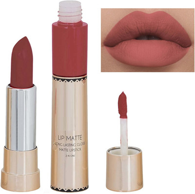 tanvi27 2 In 1 Liquid Lipstick(ROUGE, 8 g)