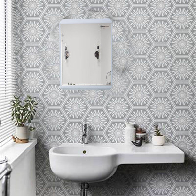 URBAN CHOICE TrueLook Storage Organiser & Bathroom Mirror(Rectangle Finish : Glossy)