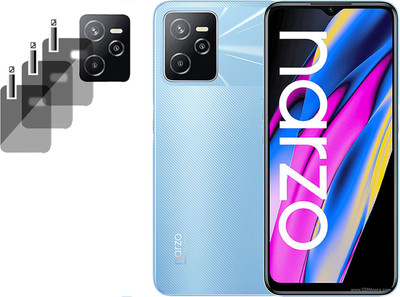 XAZE Back Camera Lens Glass Protector for Realme Narzo 50A Prime(Pack of: 3)