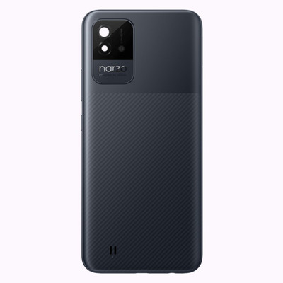 Purplesavvy Realme Narzo 50i Back Panel(Carbon Black)