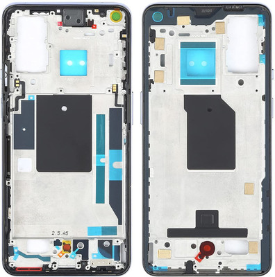 Purplesavvy OnePlus 9 Middle Frame Bezel Plate Back Panel(Black)