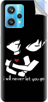 Snooky Realme 9 Pro Plus Mobile Skin(Black)