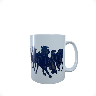 Misaki Horse Printed Ceramic Coffee Mug(350 ml)