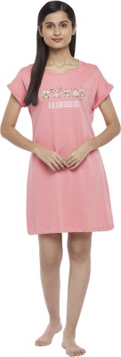 Dreamz by Pantaloons Women Nighty(Pink)