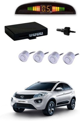 MATIES Increased Safety for passengers Car White Sensor LED Display/4 Parking Sensors Alarm Kit For Nexon-Tata Parking Sensor(Ultrasonic Systems)