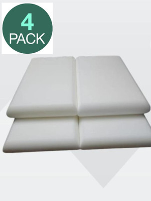 H HOME DECOR PACK OF 4 FOAM PILLOW SUPER SOFT VACCUM PACK Foam Solid Sleeping Pillow Pack of 4(Multicolor)